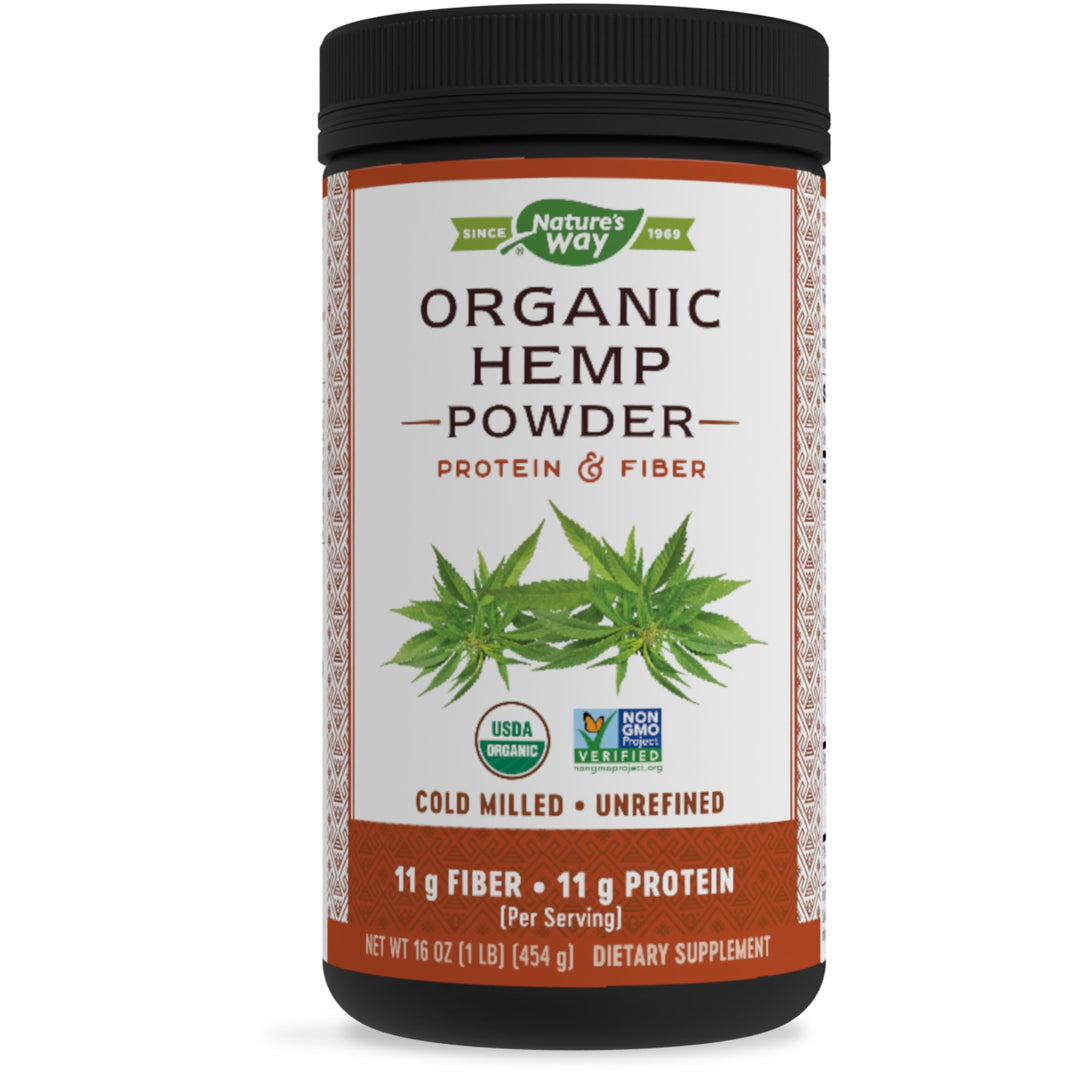 Nature&#39;s Way Organic Hemp Powder Protein &a