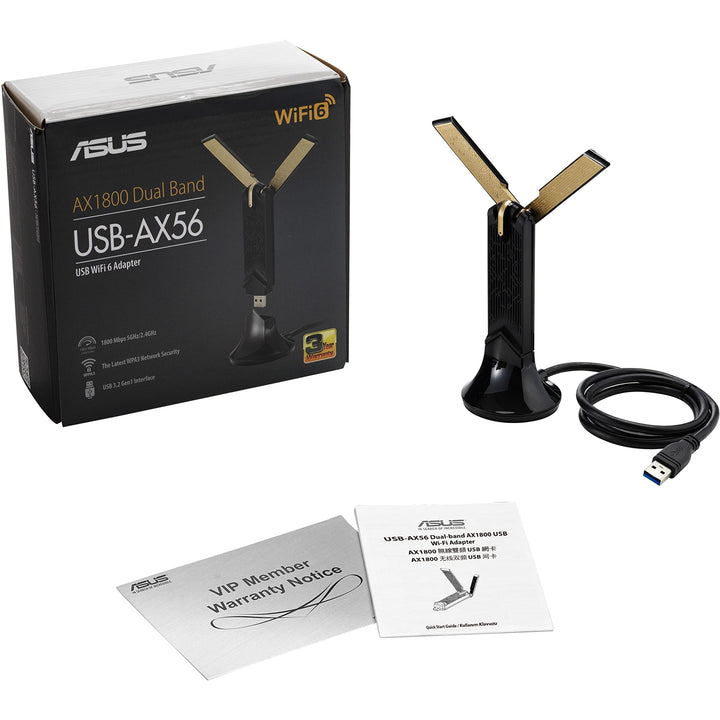 ASUS WiFi 6 AX1800 USB WiFi Adapter (USB-AX56) - Dual B