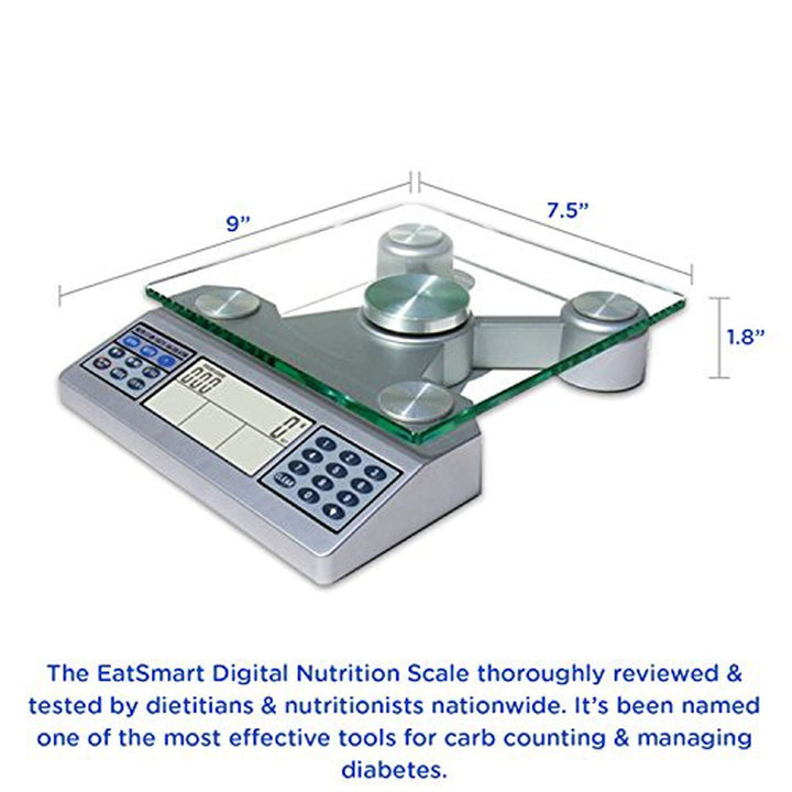EatSmart Digital Nutrition Scale - Professional Food and Nutrient Calculator