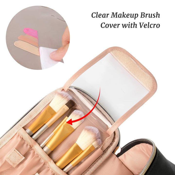 OCHEAL Clear Makeup Bag, TSA Approved Toiletry Bag Smal