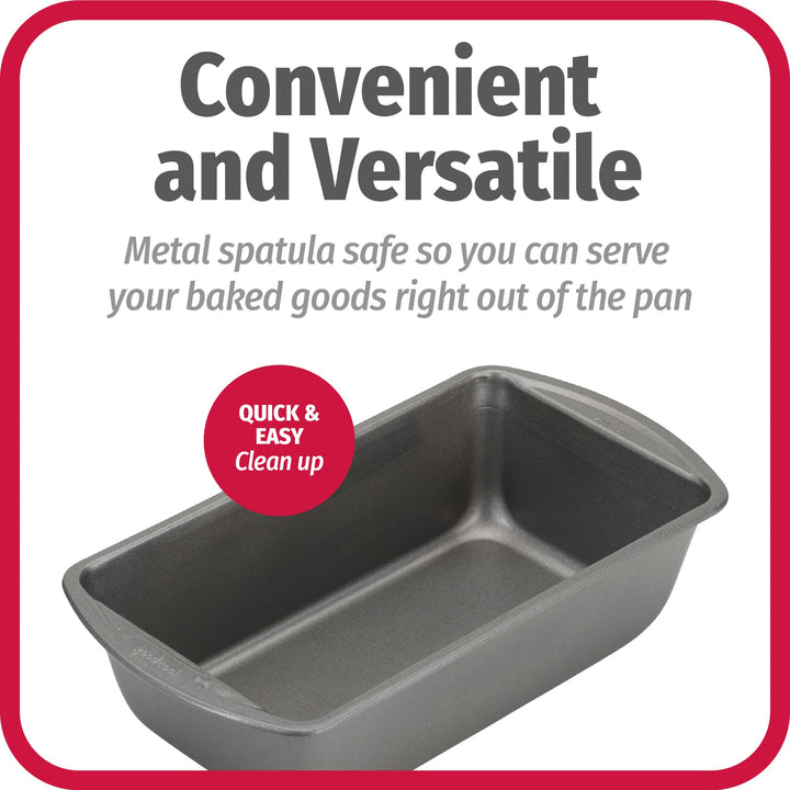 Everyday Non-Stick 9” x 5” Bread Loaf Pan – Loaf Bread Pan for Baking, Steel Bread Baking Supplies, Baking Pans for Meatloaf, Breads, Cakes, Brownies, Lasagnas, Casseroles