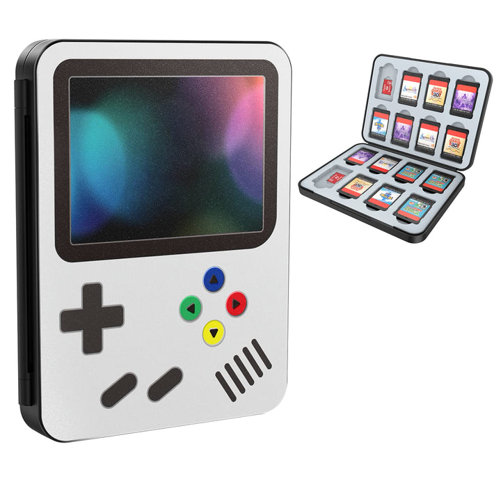 Game Card Case for Nintendo Switch&amp;Switch OLED,Customized Pattern Design Switch Lite Game Card Storage Case with 16 Game Card Slots and 16 Micro SD Card Slots