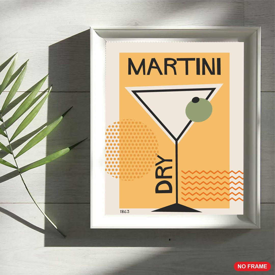 Print A To Z Cocktail Wall Art Poster Prints Decor Set,