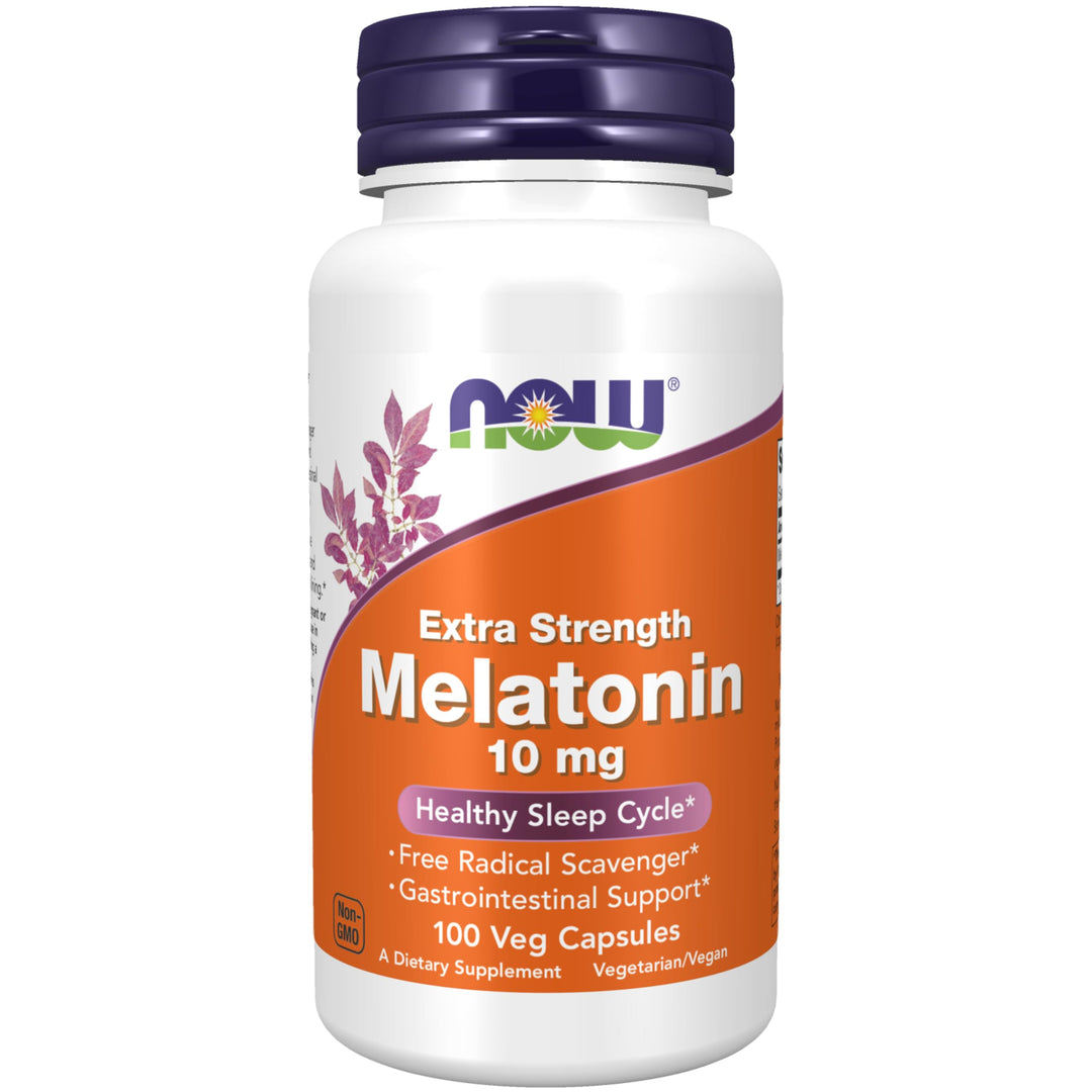NOW Foods Supplements, Melatonin, Extra Strength 10 mg,