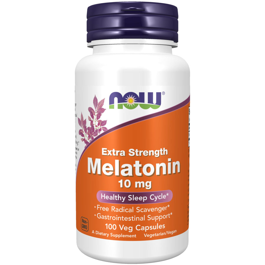 NOW Foods Supplements, Melatonin, Extra Strength 10 mg,