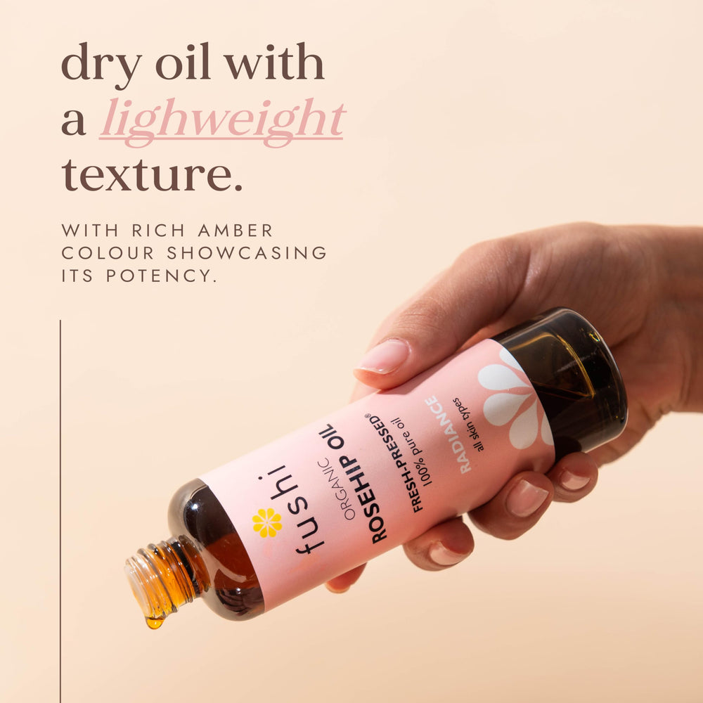 Rosehip Seed Organic Oil 100ml Extra Virgin, Biodynamic Harvested Cold Pressed