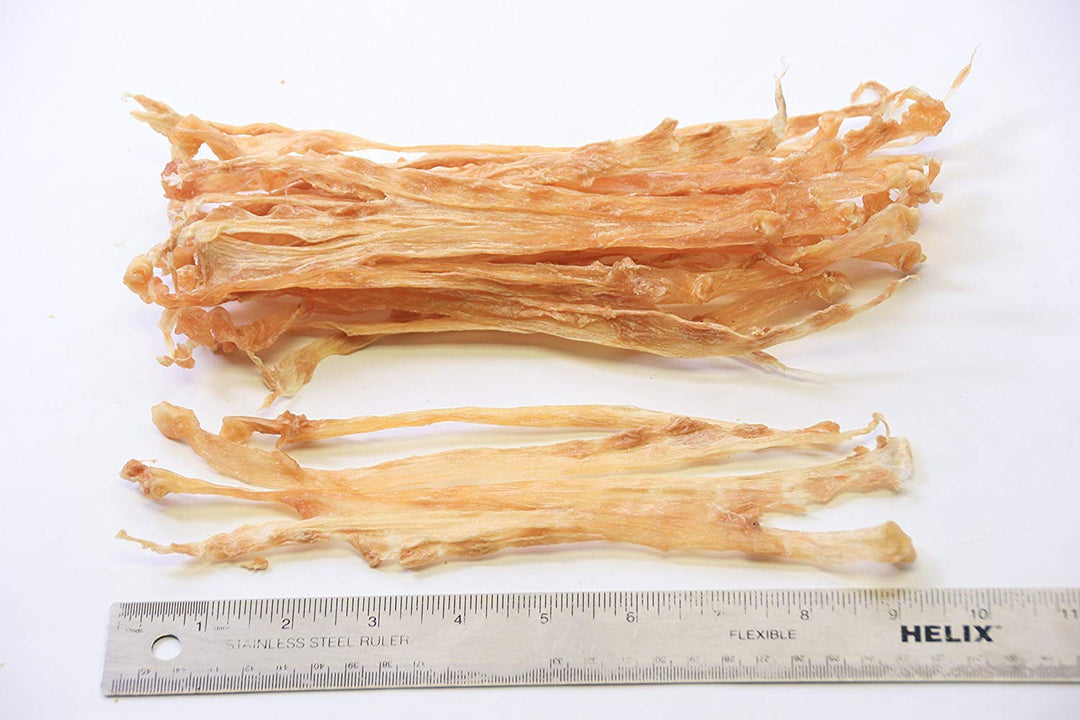 3oz Turkey Tendon Strips Dog Chew Treats Sources and Made in The USA (2 Pack)