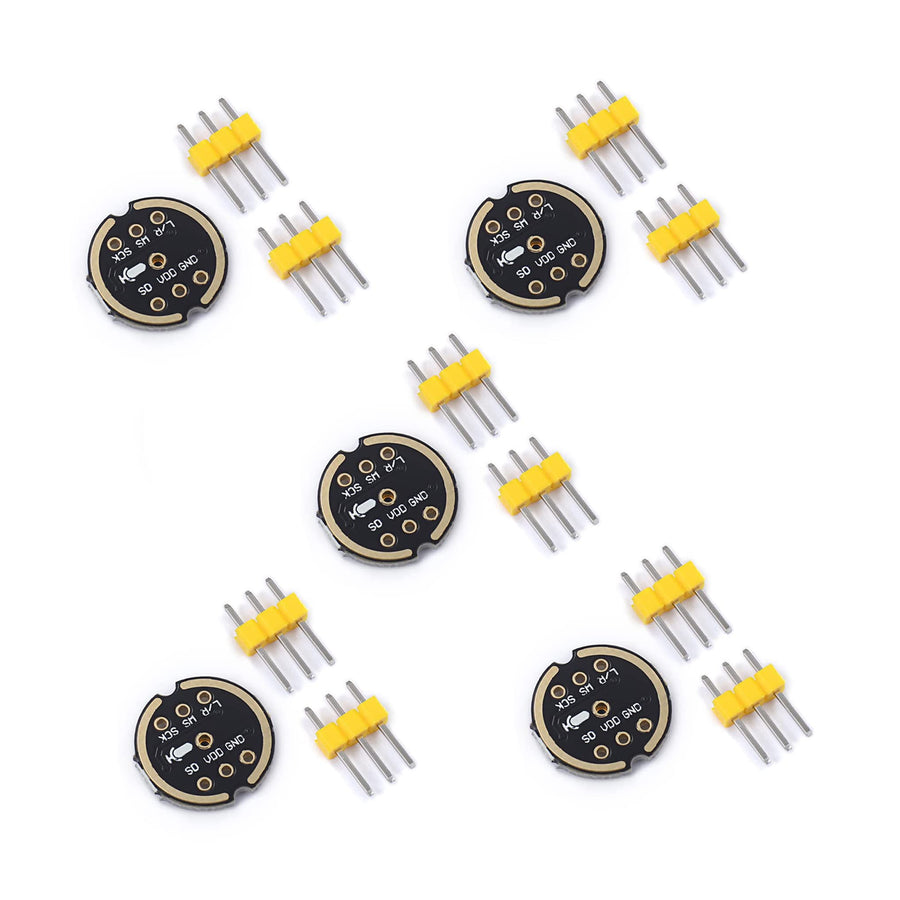 INMP441 Omnidirectional Microphone Module MEMS High Precision Low Power I2S Interface for ESP32 (5PCS)