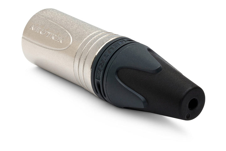 NC3MXX 3-Pin XLRM Cable Connector, Nickel Housing with Silver Contacts