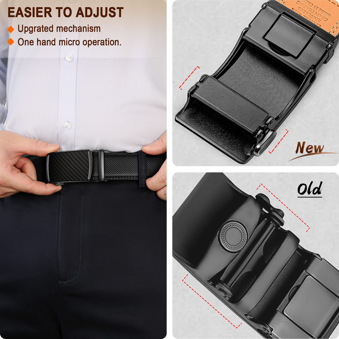 BULLIANT Men&#39;s Belt, Slide Ratchet Belt For Gif