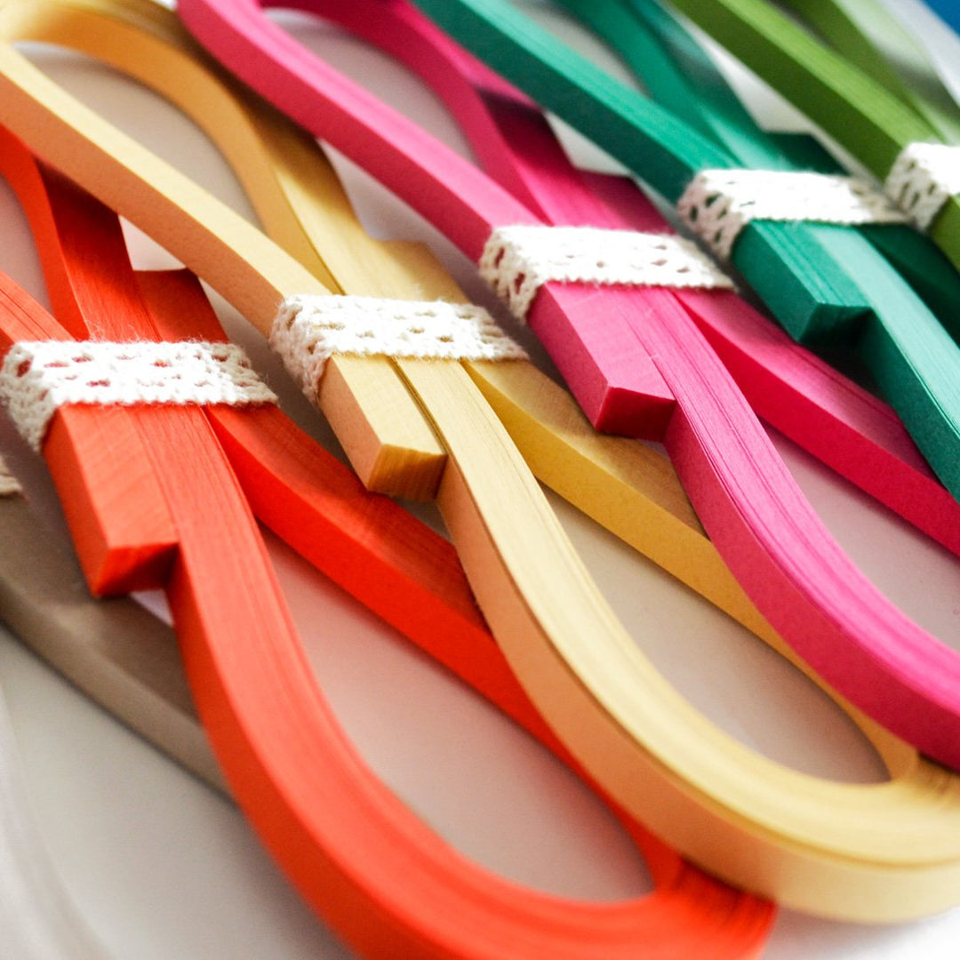 Quilling Strips Set by Tant Paper 32 Colors and 1280 Strips Total Paper Width 1.5mm(0.06 in)