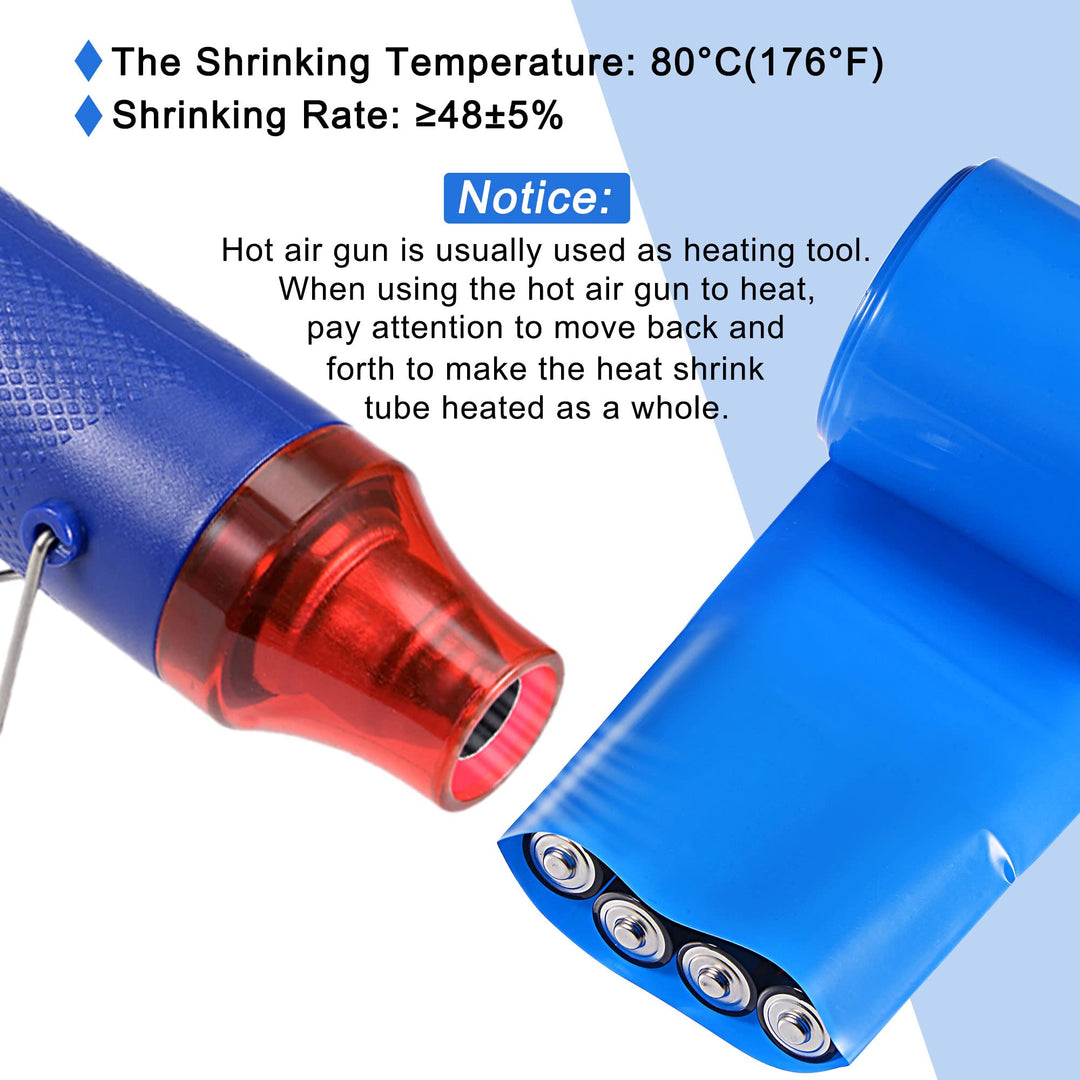 MECCANIXITY Battery Wrap PVC Heat Shrink Tubing 63mm Di