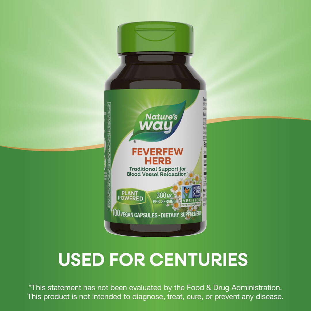 Nature&#39;s Way Feverfew Herb, Traditional Support