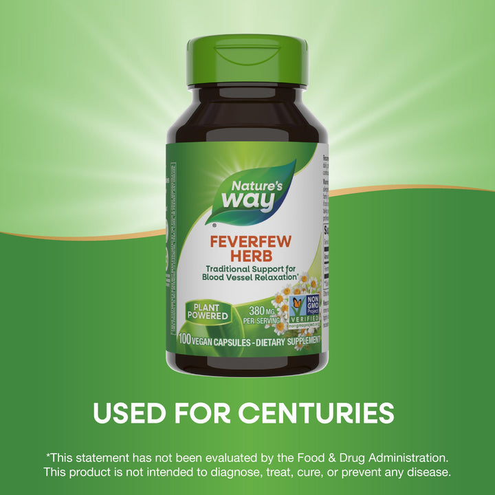 Nature&#39;s Way Feverfew Herb, Traditional Support