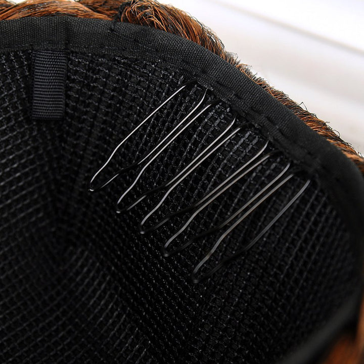 Light Borwn: Better-Home Synthetic Hair Braided Clip In Bun Hair Extensions Hair Pieces Women(Light Brown)