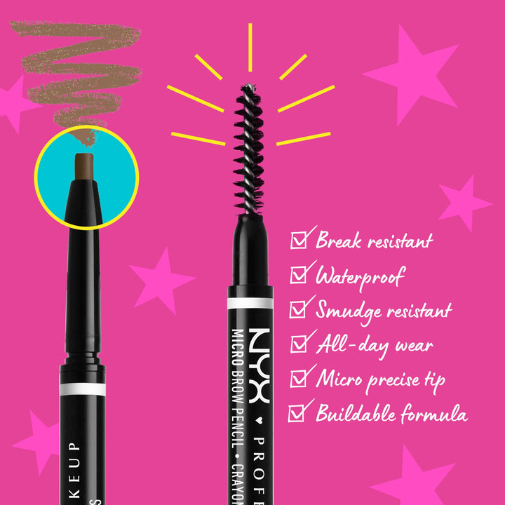 Nyx Micro Brow Pencil (Mbp05, Ash Brown)