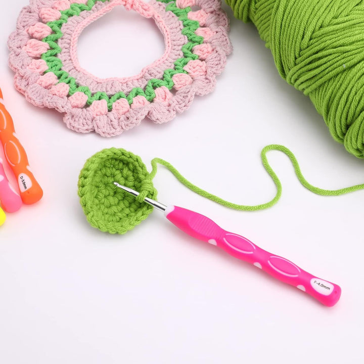 KOKNIT 14 Sizes Crochet Hooks Set, 2mm(B)-10mm(N) Ergon