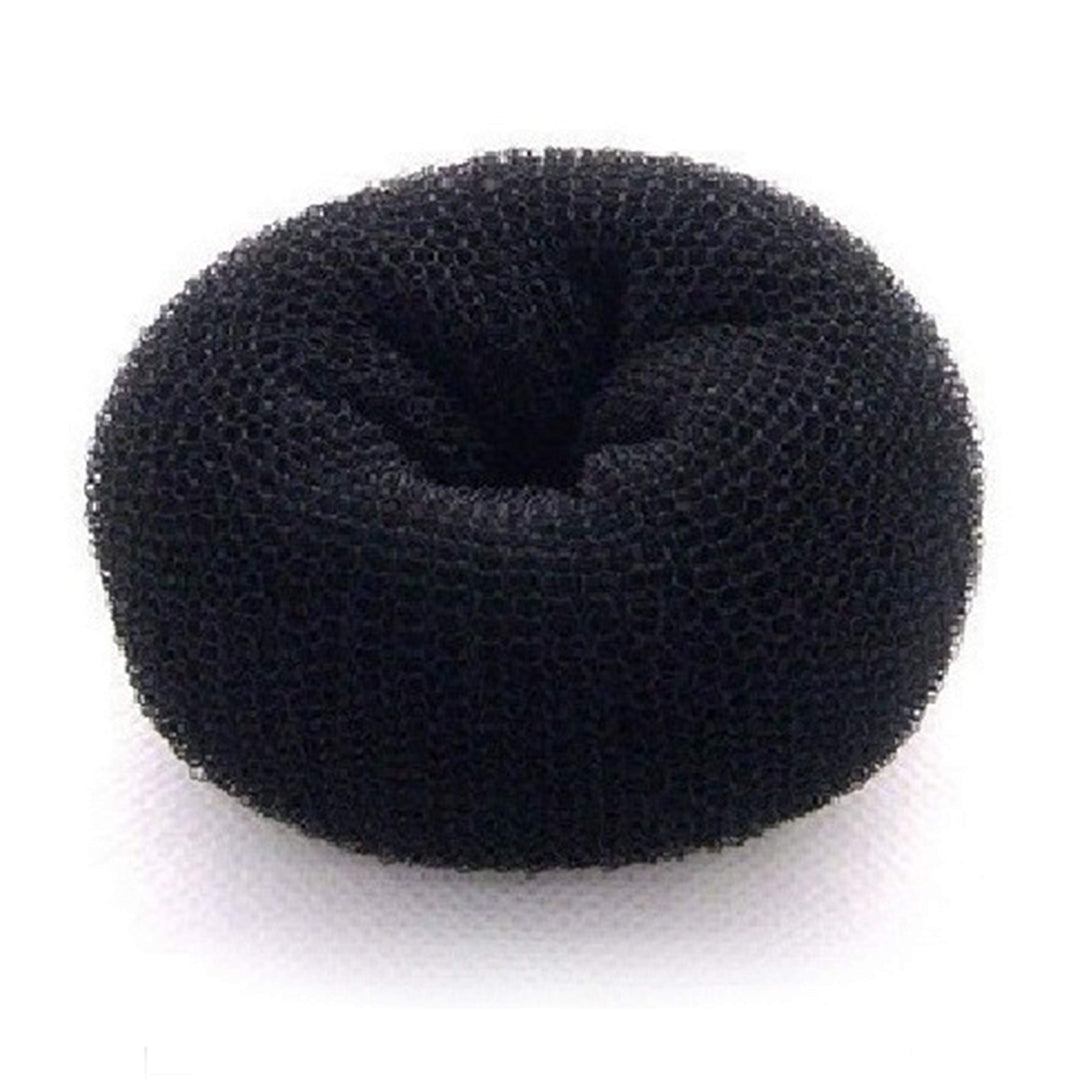 - Chignon Hair Donuts Ring Style Bun Maker (Small, Black)