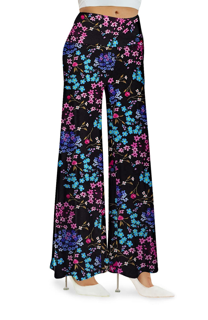 Women&#39;s Stretchy Wide Leg Palazzo Lounge Pants Casual Comfy High Waist Palazzo Pants