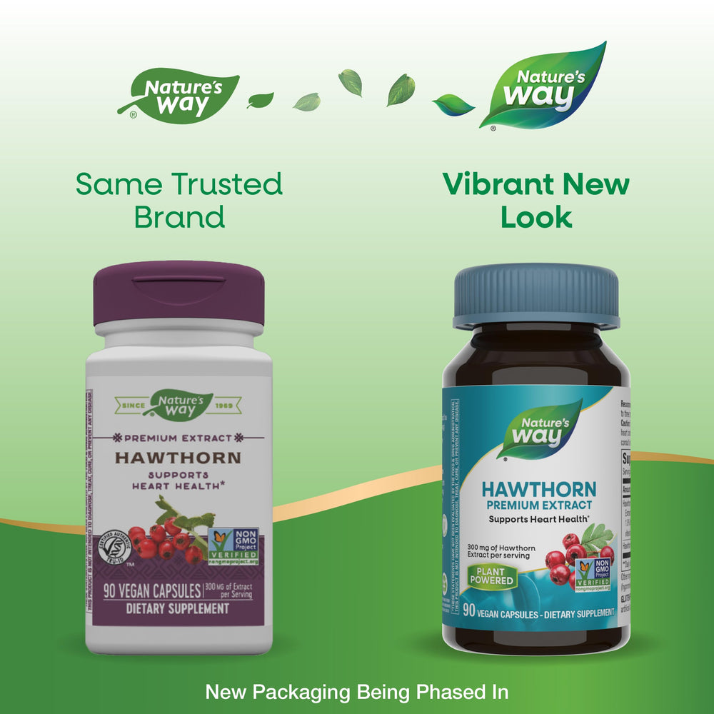 Nature's Way Hawthorn, Premium Extract, Support Hea
