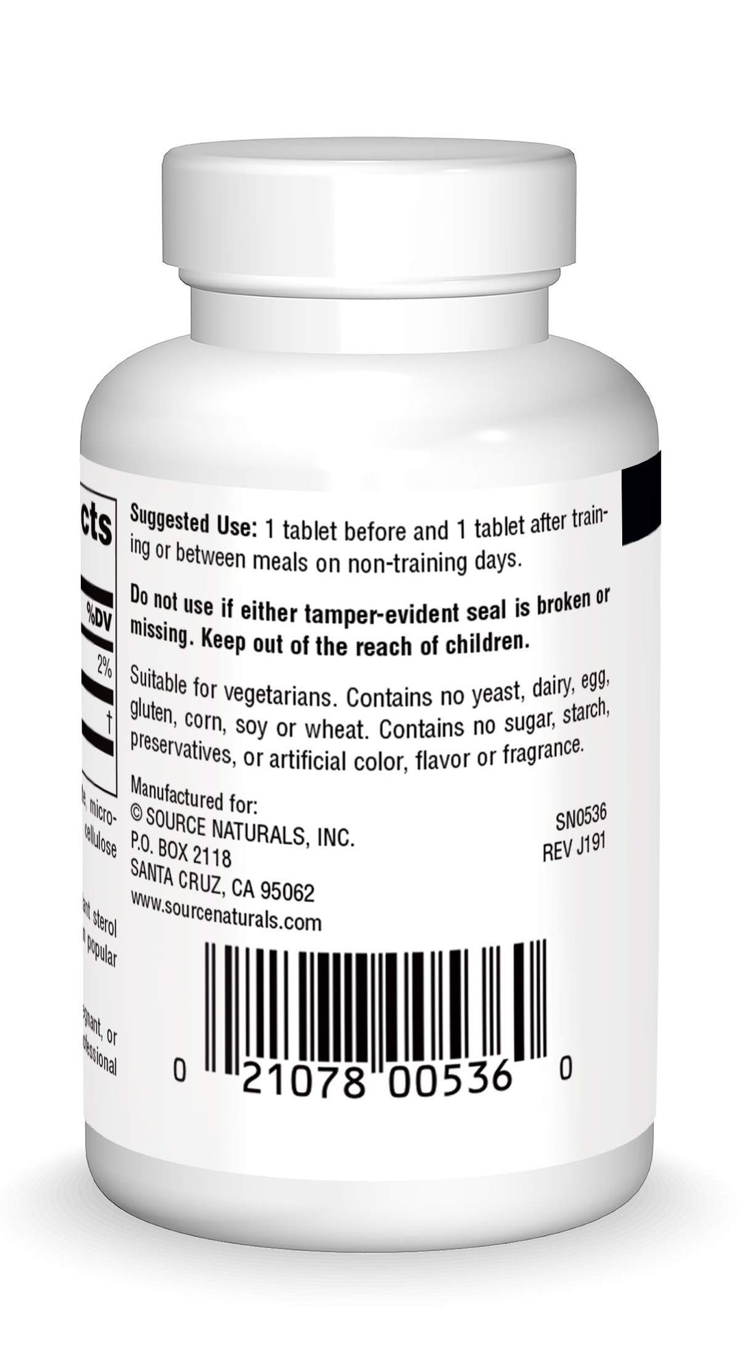 Source Naturals Gamma Oryzanol, Athletic Series Dietary