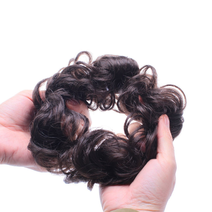 #10 : OneDor® Ladies Synthetic Wavy Curly or Messy Dish Hair Bun Extension Hairpiece Scrunchie Chignon Tray Ponytail (10#)
