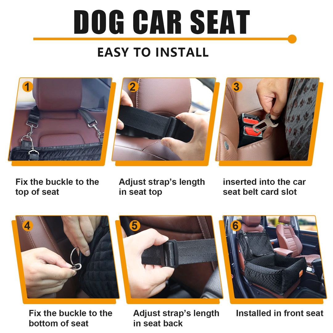 Bochao Multipurpose Car Seat for Large Dogs; Comfortable &amp; Safe - Convertible Dog Bed &amp; Sofa Cushion