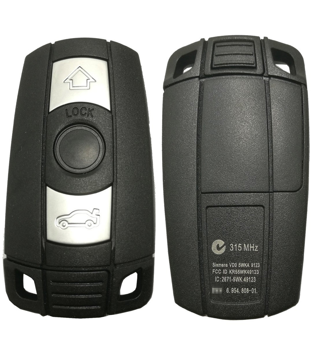 Replacement Key Fob Case Shell for BMW 1 3 5 6 7 Series E90 E92 E93 Keyless Entry Remote Car Key Fob Cover Casing with Uncut Blade Blank