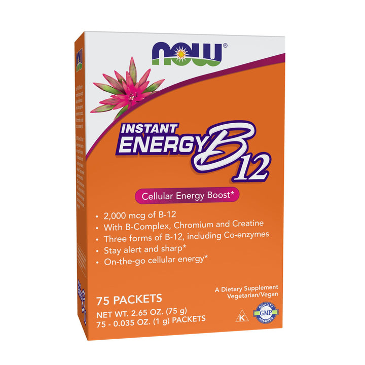NOW Foods Supplements, Instant Energy B-12 (2,000 mcg o