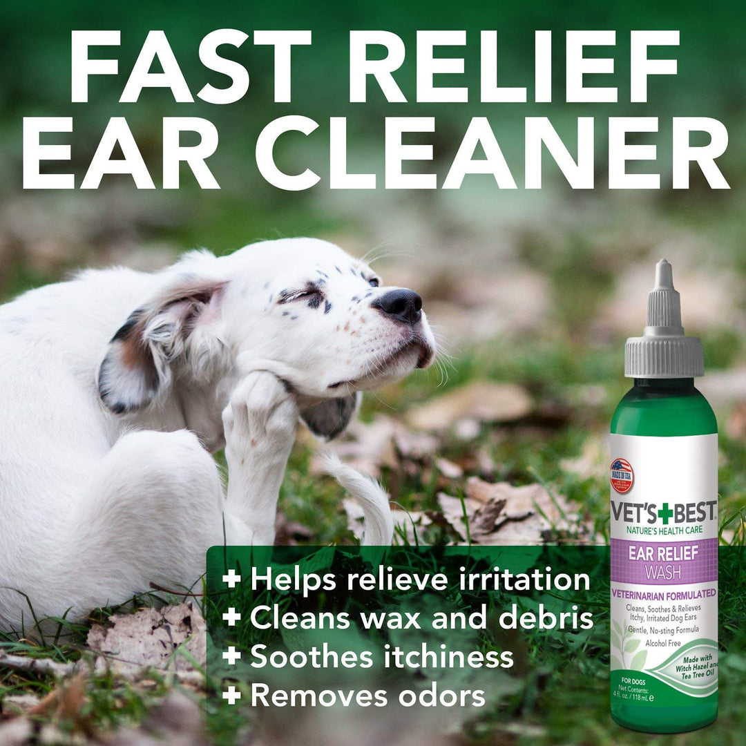 Vet&#39;s Best Dog Ear Relief Wash, 4 oz