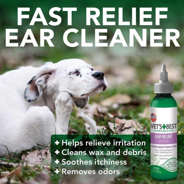 Vet&#39;s Best Dog Ear Relief Wash, 4 oz