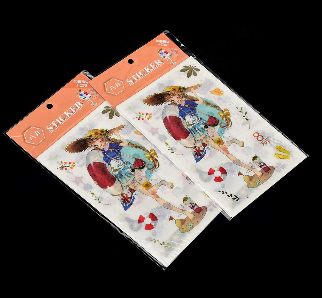 Quality Features:Art Planner Stickers Set is made by Washi Paper, are clearly printed, Non-toxic and durable. When you remove the stickers. without leaving any unpleasant stain.These stickers are beautifully designed and rich in style, these will be
