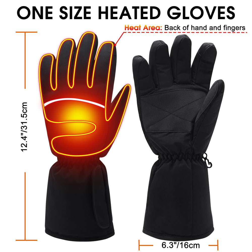 Heated Gloves for Men Women, Electric Battery Heating Gloves for Hunting Camping Motorcycle Driving Skiing Working Gardening