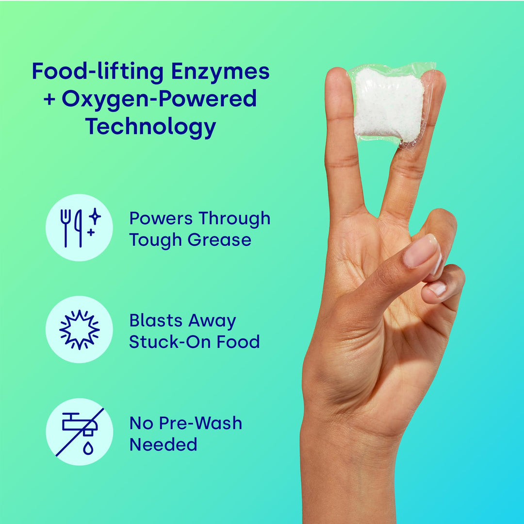 Dropps UltraWash Dishwasher Pods, Lemon Citrus (120 Pods) - Biobased Power Deep Clean Dishwasher Detergent Tablets for Sparkling Shiny Dishes - No Rinse Aid or Pre-Wash Needed - Dishwashing Pods