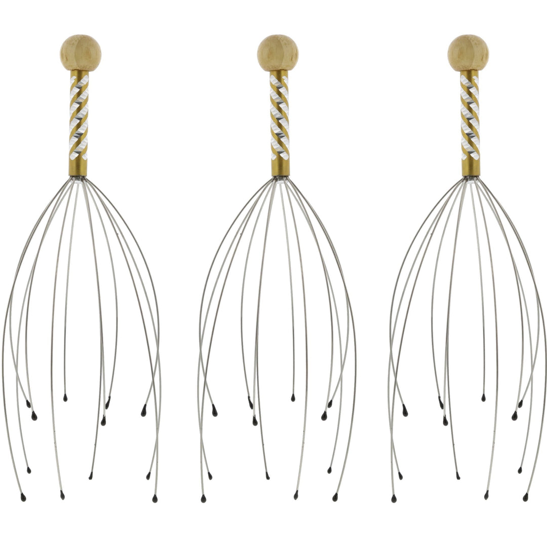 Therapeutic Scalp and Head Massager, 3 Pack