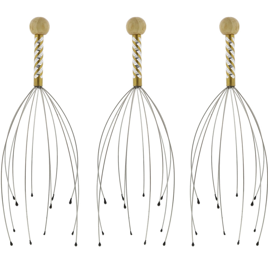 Therapeutic Scalp and Head Massager, 3 Pack