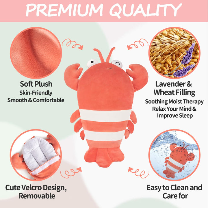 Infowush Heating Pads for Cramps, 15 Weighted Stuffed A