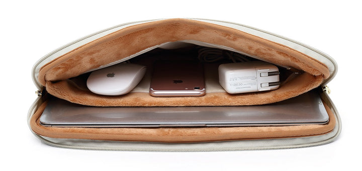 KAYOND Gery Rose Patten Canvas Water-Resistant 13.3 Inch Laptop Sleeve case for 12.5inch 13inch Notebook Computer 12.9 Pocket Tablet