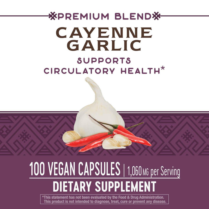 Nature&#39;s Way Cayenne-Garlic Premium Blend Circu
