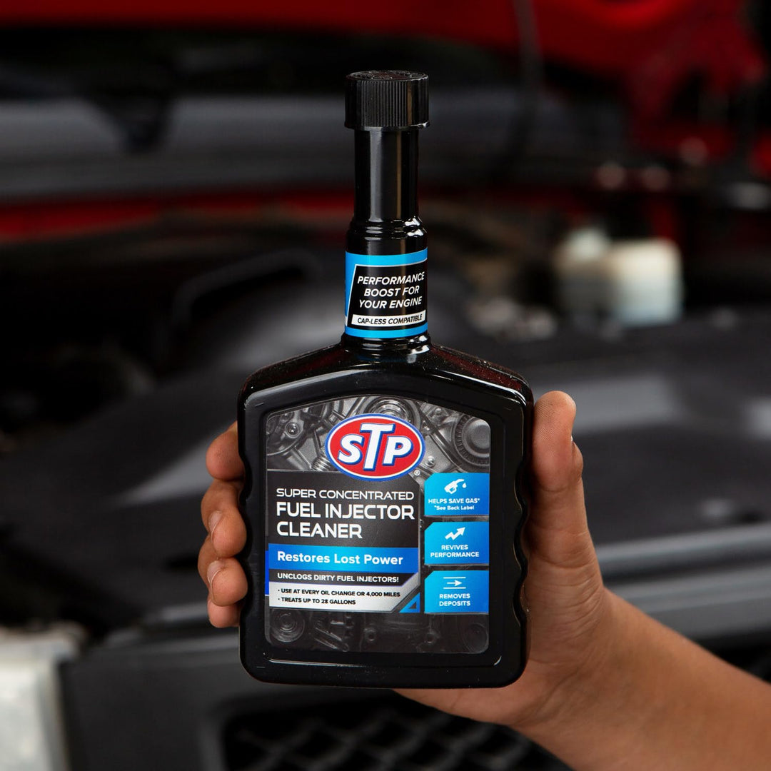 Super Concentrated Fuel Injector Cleaner, Injector Cleaner Unclogs Dirty Fuel Injectors and Restores Lost Power, 12 Oz
