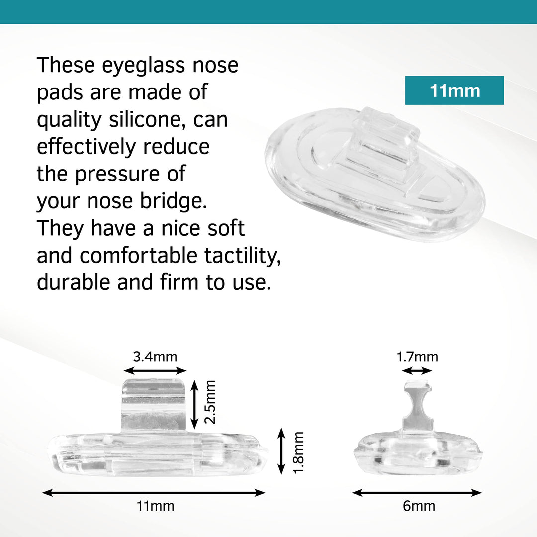 Premium Grade Soft Silicone Nosepads- Tear Drop “A” Sha