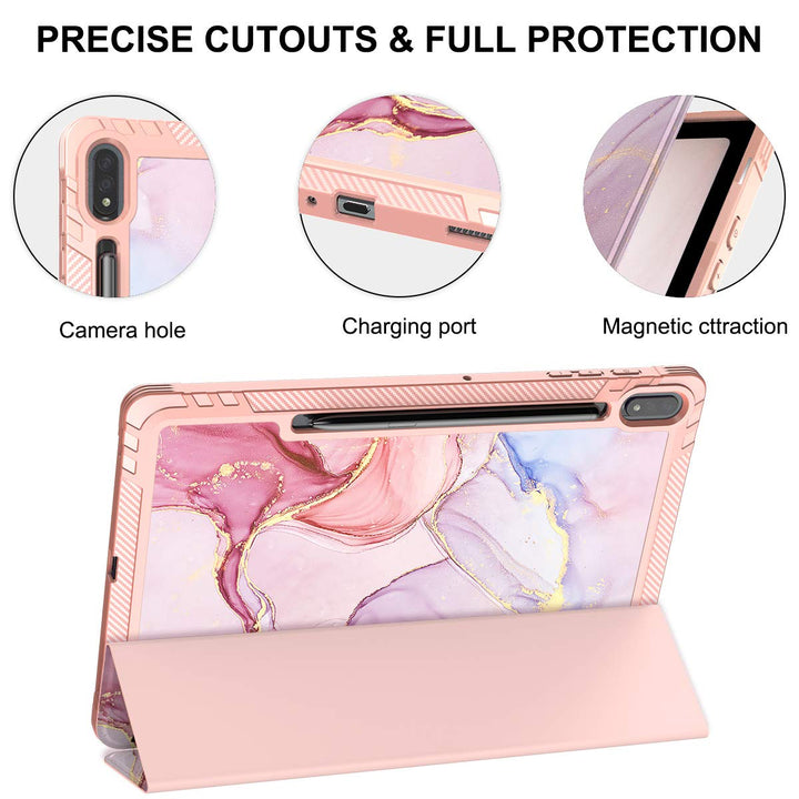 PIXIU Folio Case for Samsung Galaxy Tab S8 Plus /S7 Plu