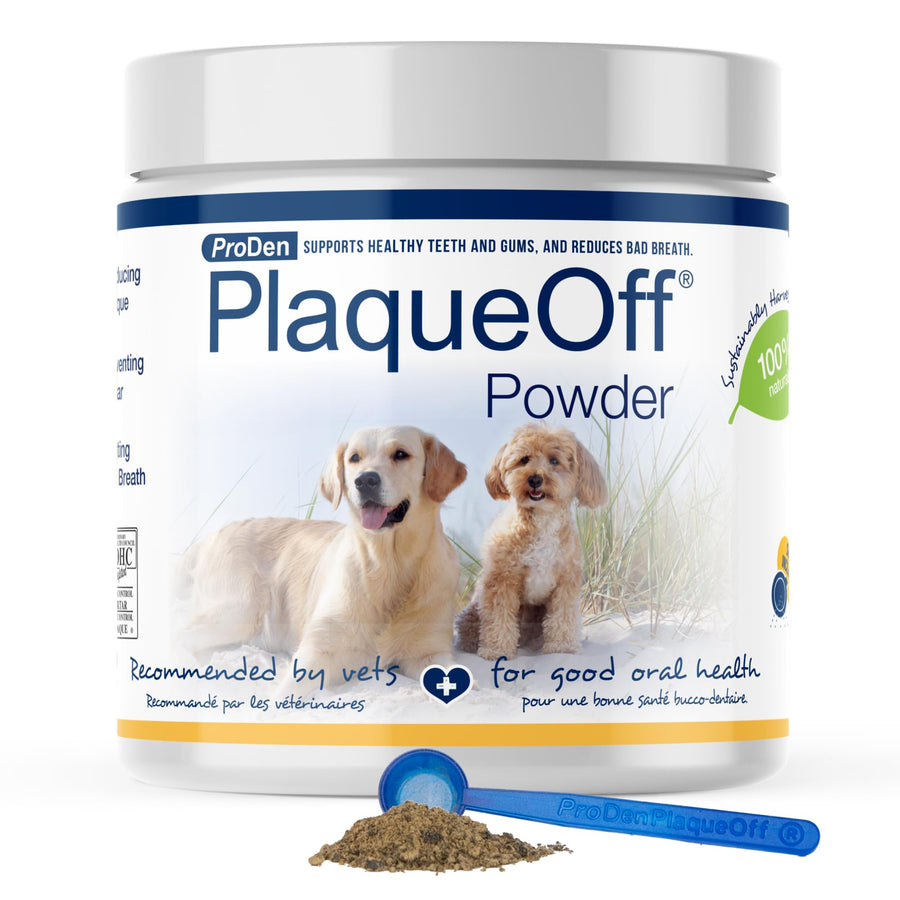 Powder for Pets - Cat & Dog Breath Freshener - Plaque & Tartar Remover for Pet Oral Care - 180g
