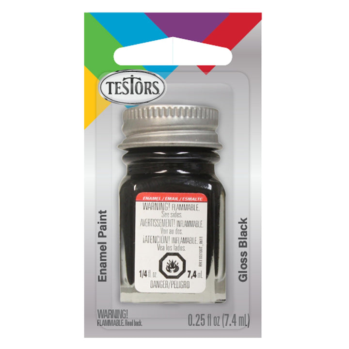 1147TT Black, Gloss, 0.25 fl oz Enamel Paint