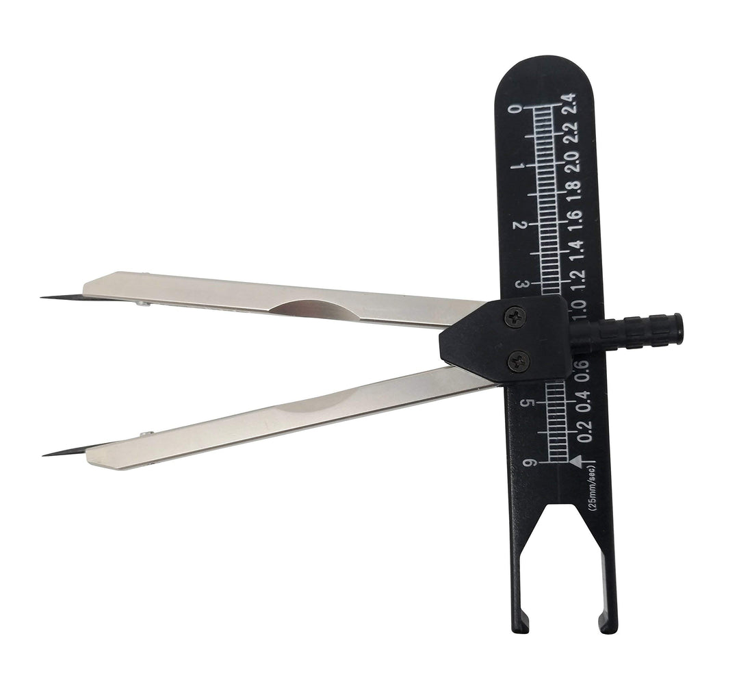 Electrocardiogram Caliper Black Calipers Electrocardiogram Divider for Nursing (Black)