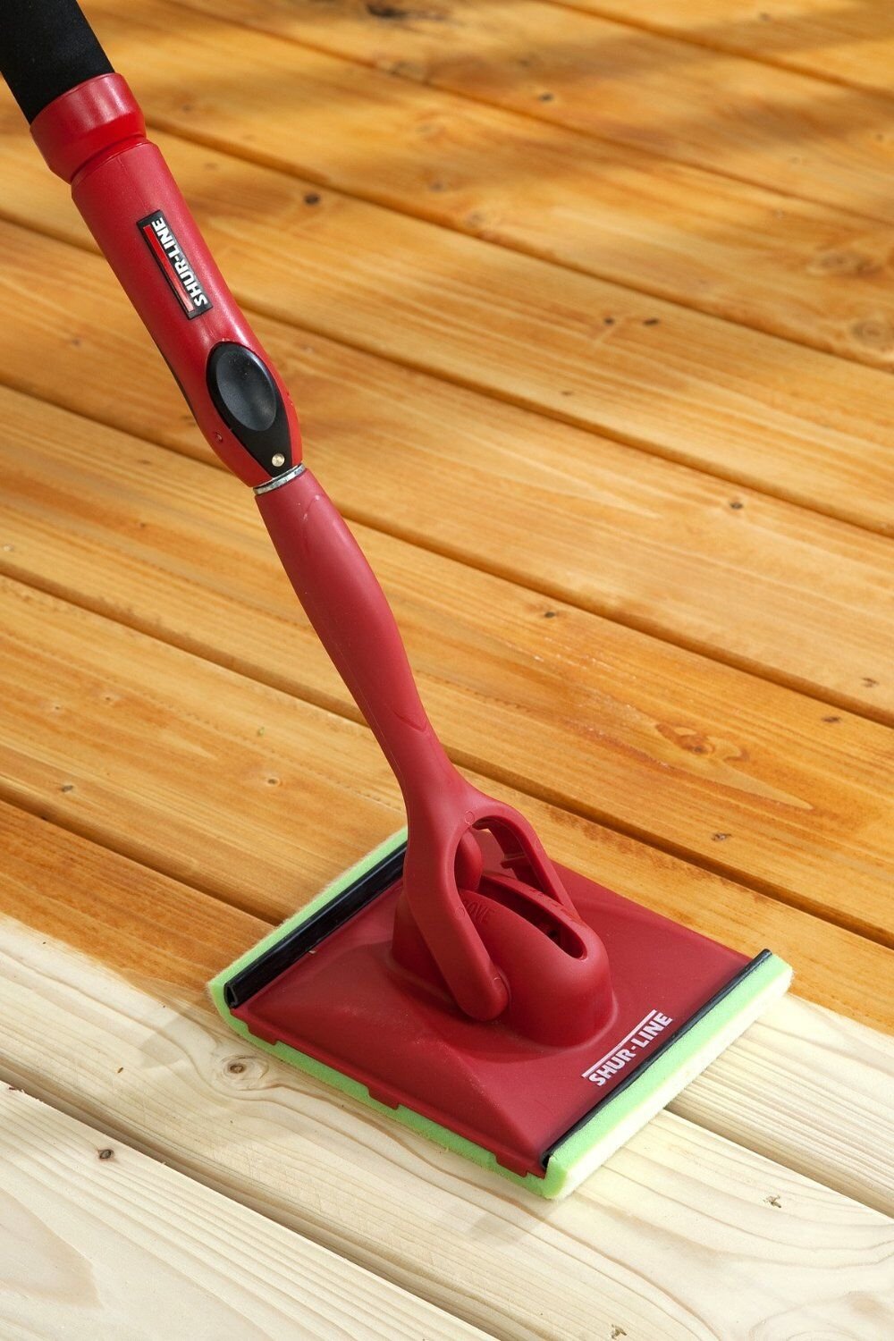 Shur-Line 1791257 Deck Stain Pad with Groove Tool