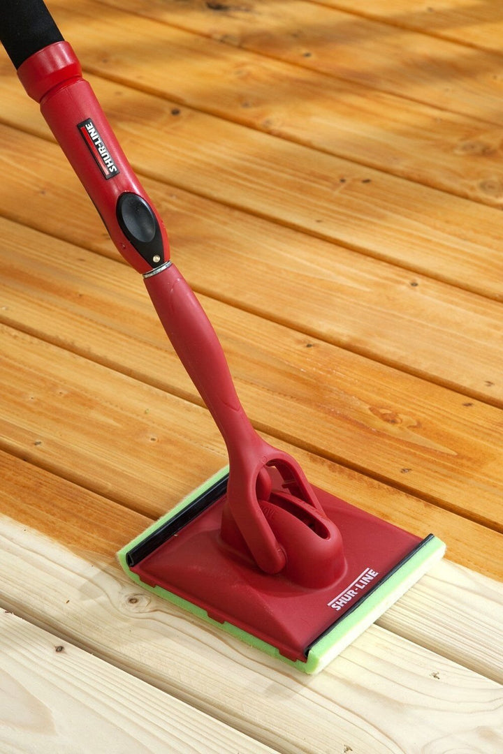 Shur-Line 1791257 Deck Stain Pad with Groove Tool