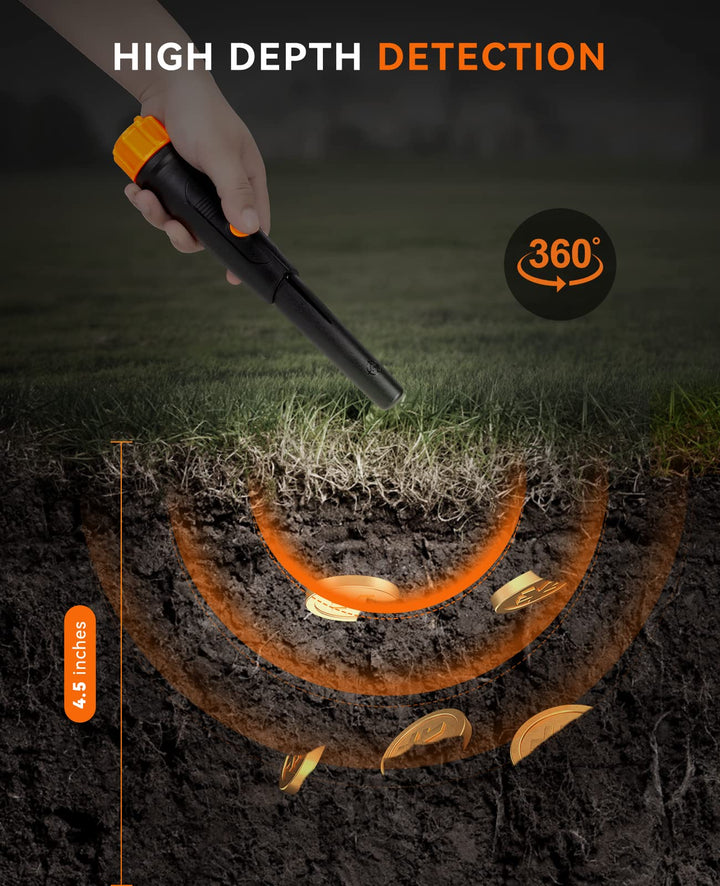 SUNPOW Metal Detector Pinpointer for Adults &amp; K