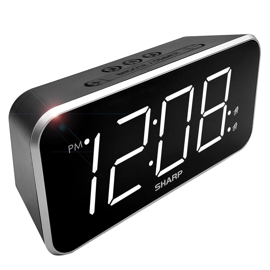 Sharp Alarm Clock Jumbo Easy to Read Display – 3 Step D