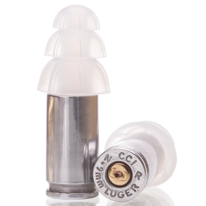 9mm Bullet Ear Plugs with Carry Case